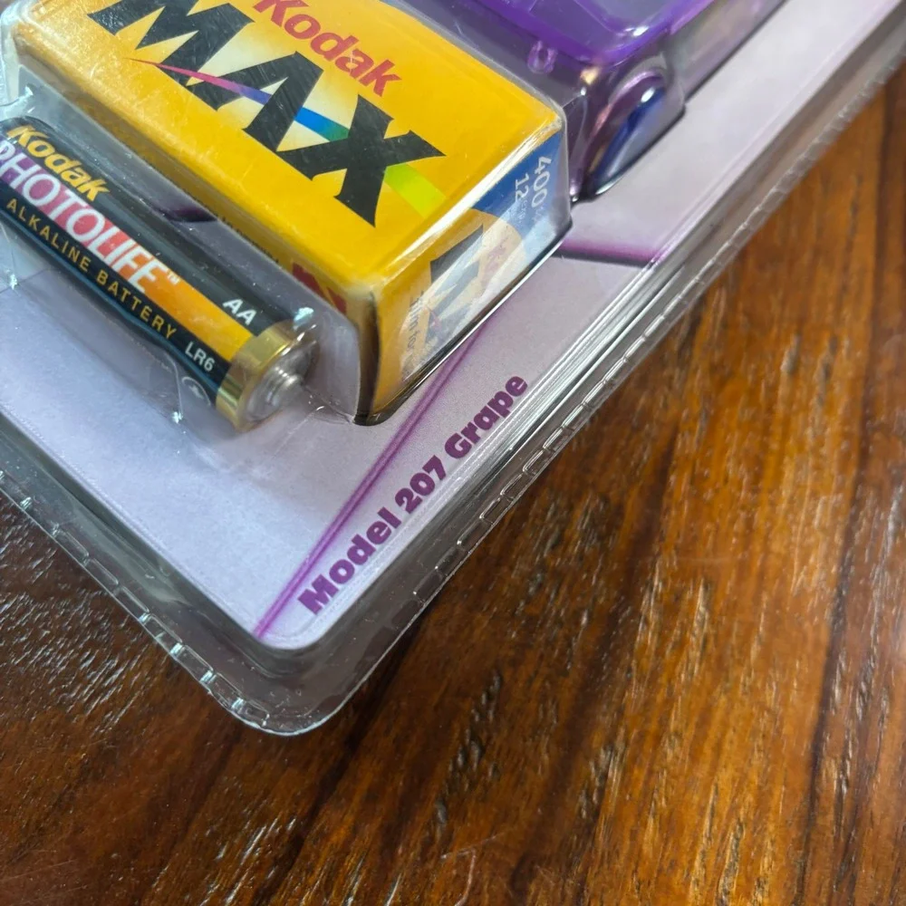 Jazz Jellies 207 Grape 35mm Film Camera Purple Translucent New Vintage Kodak MAX